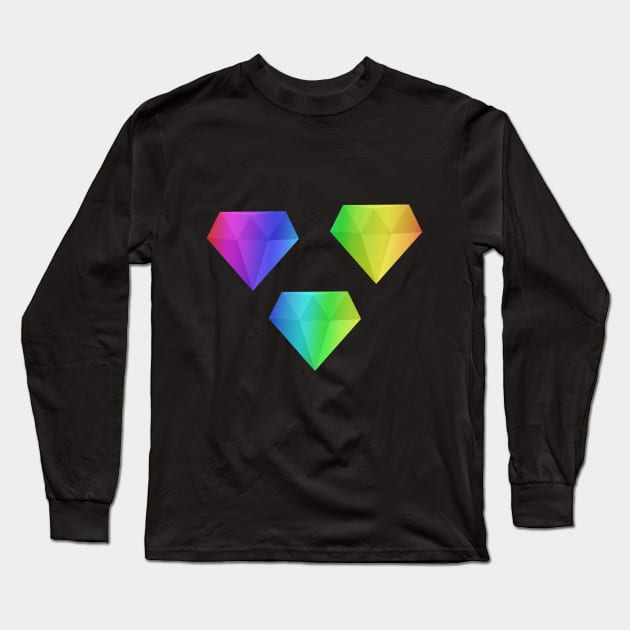 MLP - Cutie Mark Rainbow Special - Amethyst Long Sleeve T-Shirt by ariados4711